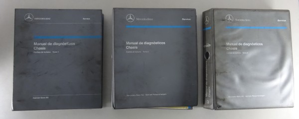 Manual de diagnósticos Chasis Mercedes W140, W210, W202, SL R129 Volumen 1-3