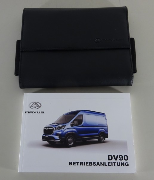 Bordmappe + Betriebsanleitung Maxus DV90 Transporter Stand 2020