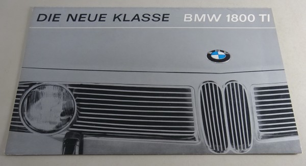 Prospekt / Broschüre BMW 1800 TI neue Klasse Stand 05/1964