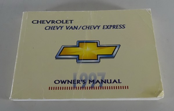 Owner´s Manual / Handbook Chevrolet Van / Express Stand 1997