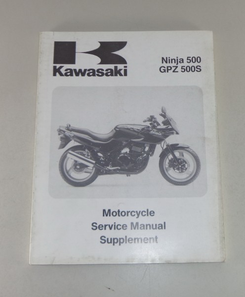 Nachtrag für Werkstatthandbuch / Workshop Manual Kawasaki Ninja 500 von 1993