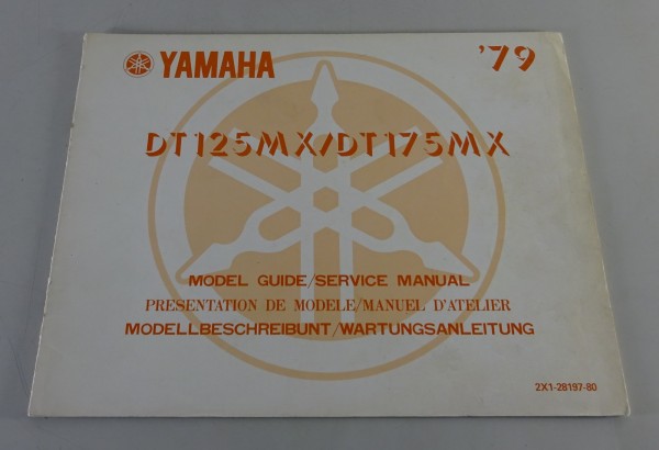 Nachtrag für Werkstatthandbuch / Workshop Manual Yamaha DT 125 MX / 175 MX '79