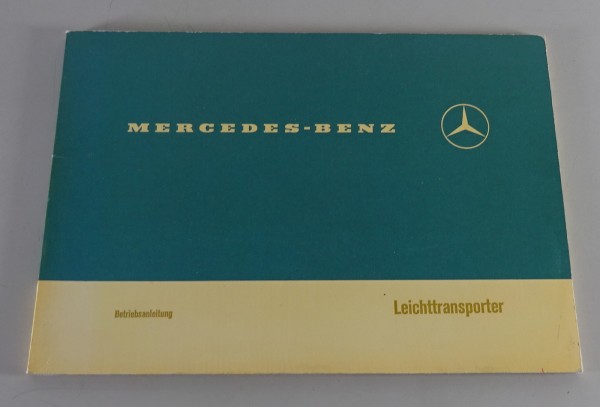 Betriebsanleitung Mercedes-Benz Harburger Elektro-Leichttransporter LE 306 1973