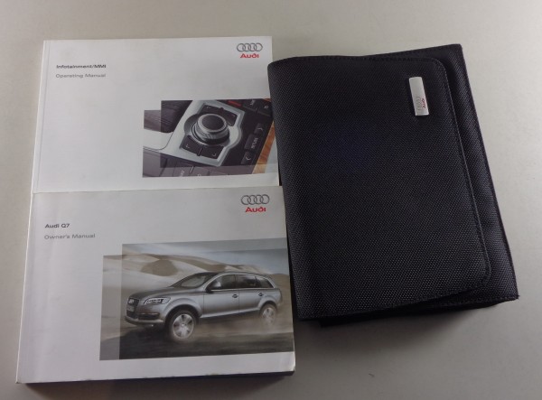 Owner's Manual + Wallet Audi Q7 Typ 4L from 11/2007