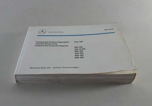 Bildkatalog Mercedes G-Modell W460 200 GE 230 G/GE - 280 GE 240 GD-300 GD 1993