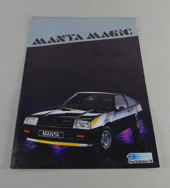 Prospektblatt / Broschüre Opel Manta B Magic Stand 02/1981