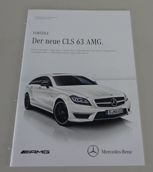 Vorteile / Produktinformation Mercedes-Benz CLS 63 AMG C218 Stand 07/2012