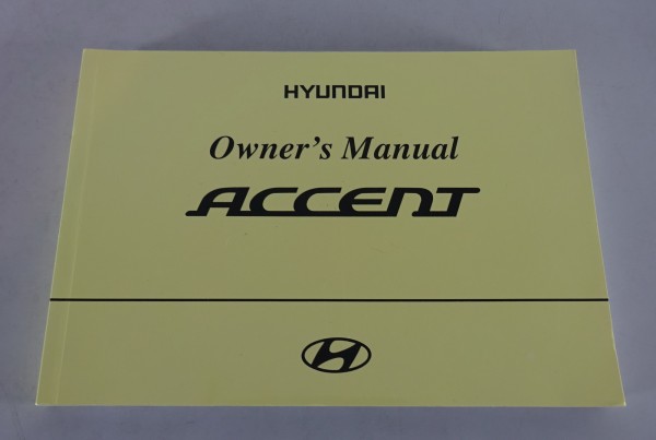 Owners Manual / Handbook Hyundai Accent from 09/2005