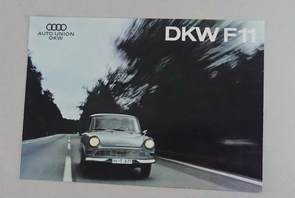 Prospekt / Broschüre Auto Union DKW F11 1963 - 1965