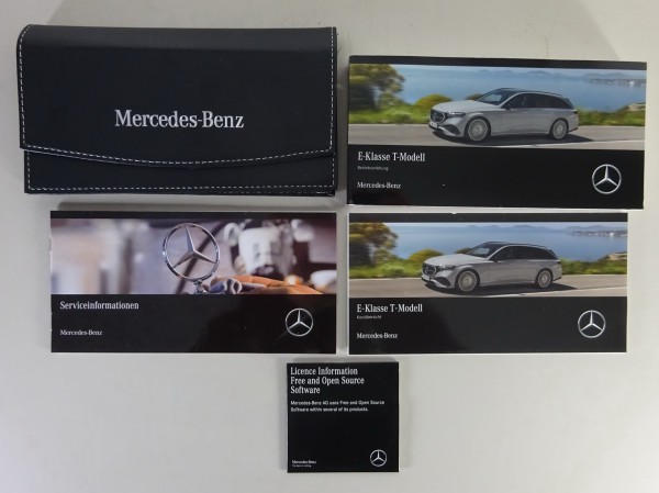 Bordmappe + Betriebsanleitung Mercedes-Benz E-Klasse S214 T-Modell Stand 01/2024