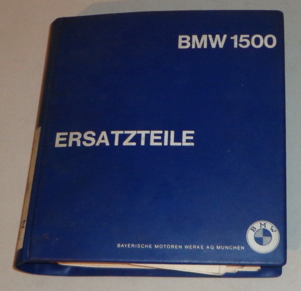 Teilekatalog BMW 1500 Neue Klasse Stand 1962