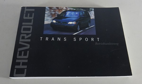 Betriebsanleitung Chevrolet Pontiac Trans Sport - deutsch - Stand 2000