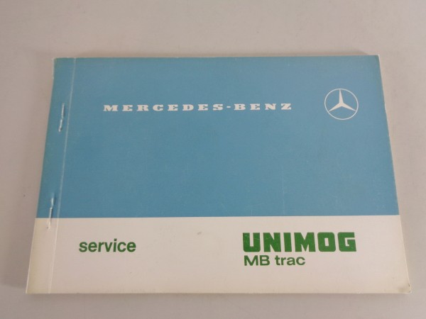 Scheckheft / Wartungsheft Blanko Mercedes Benz Unimog & MB Trac von 10/1976