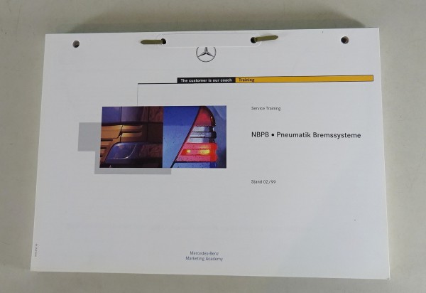 Schulungsunterlage Mercedes Transporter Pneumatik Bremssysteme NBPB von 02/1999