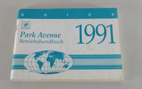Betriebsanleitung / Handbuch Buick Park Avenue von 1991 auf deutsch