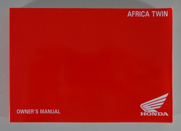 Owner´s Manual / Driver´s Handbook Honda Africa Twin Stand 03/2020