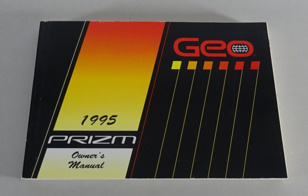 Owner´s Manual / Handbook Geo Prizm Stand 1995