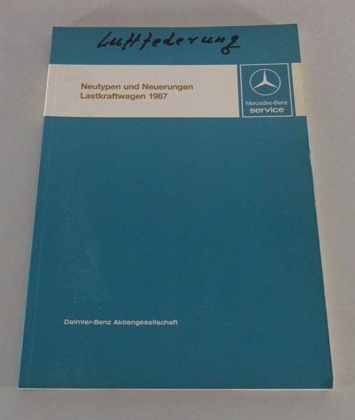 Werkstatthandbuch Mercedes Benz Leichte Klasse + NG80 Neutypen 809-3544 von 1987