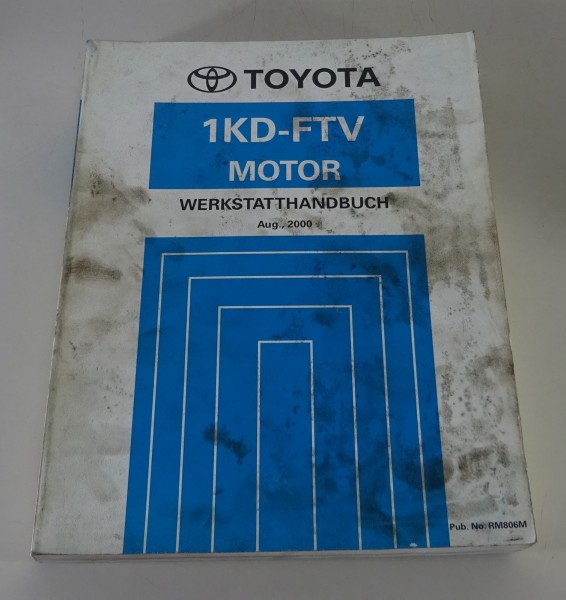 Werkstatthandbuch Toyota Motor 1KD-FTV 3,0l D-4D Für Toyota Land Cruiser 08/2000