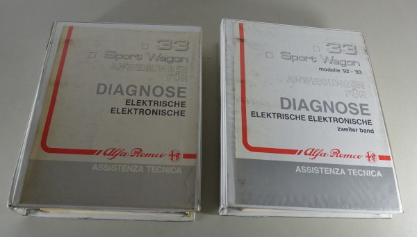 Werkstatthandbuch Diagnose Elektrik Alfa Romeo 33 Sport Wagen Stand 1992 - 1993