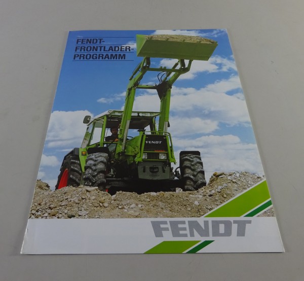 Prospekt / Faltprospekt Fendt - Frontlader - Programm Stand 08/1988