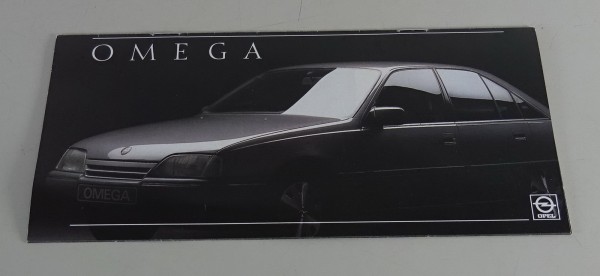 Prospekt / Broschüre Opel Omega A Stand 10/1986