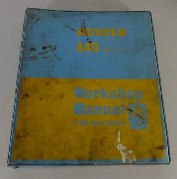 Werkstatthandbuch / Workshop Manual Austin A40 Farina Mk. I + II Bj. 1958-1968