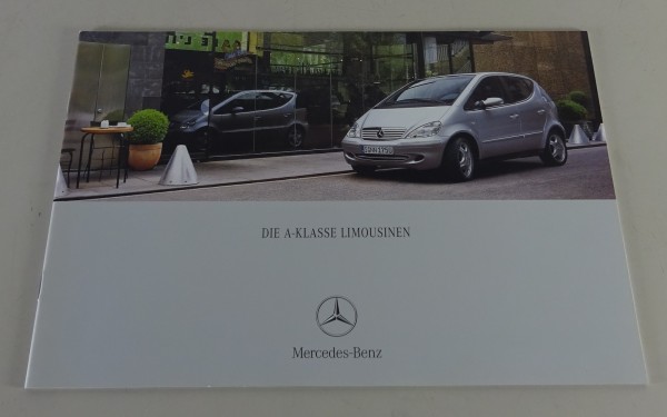 Prospekt / Broschüre Mercedes-Benz A-Klasse Limousinen W 168 Stand 11/2000