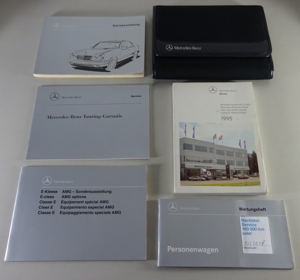 Bordmappe + Betriebsanleitung Mercedes-Benz E-Klasse W210 AMG Stand 05/1995