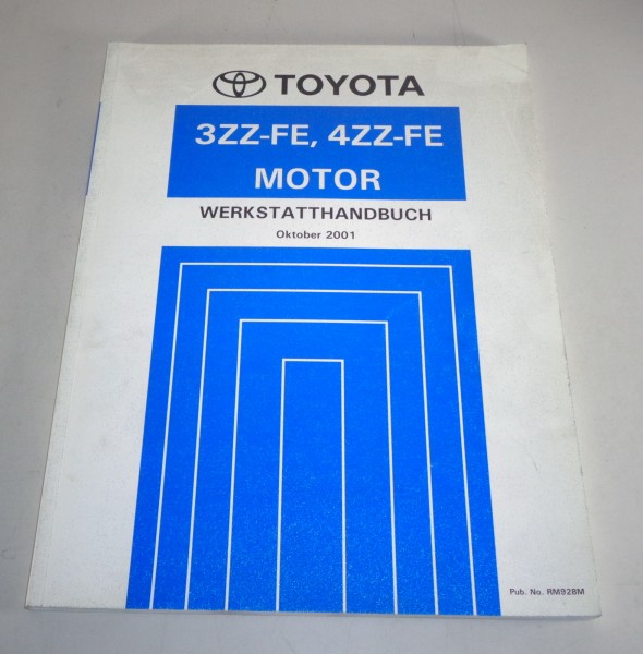 Werkstatthandbuch Toyota Motor 3ZZ-FE / 4ZZ-FE für Corolla E12 von 10/2001