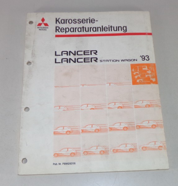 Werkstatthandbuch Mitsubishi Lancer / Station Wagon Karosserie Modelljahr 1993