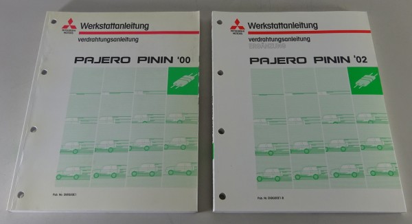 Werkstatthandbuch Elektrik Mitsubishi Pajero Pinin ab Baujahr 2000 - 2002