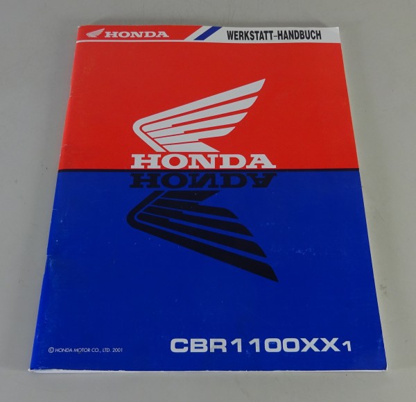 Werkstatthandbuch Ergänzung Honda CBR 1100 XX Super Blackbird Stand 2001