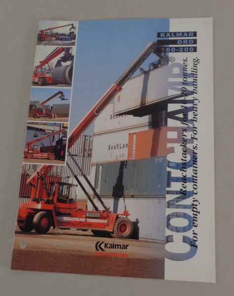 brochure / prospect Kalmar reachstacker ContChamp DRD 100 - 200 from 04/1998