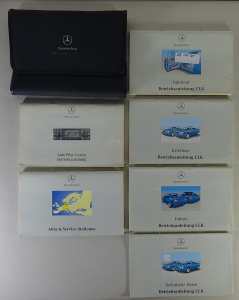 Bordmappe mit Betriebsanleitung Mercedes CLK 200 230 320 430 C208 / A208, 1998