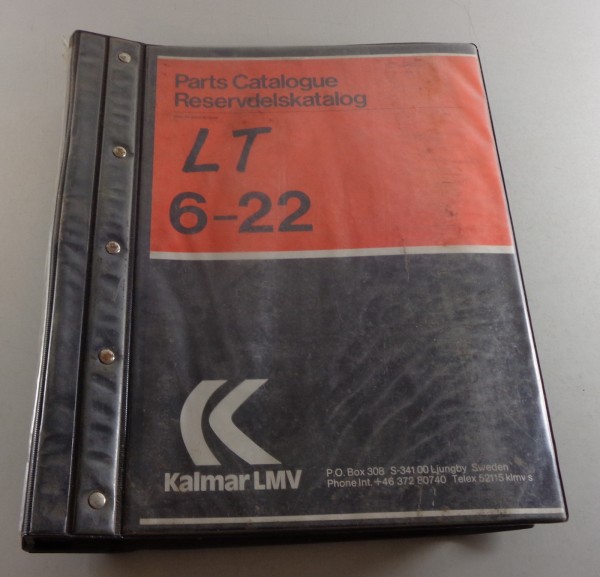 Teilekatalog / Spare Parts list Kalmar LMV Gabelstapler 6 - 22