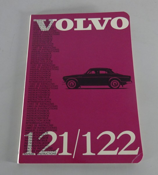 Betriebsanleitung / Handbuch Volvo Amazon P 121/122 Stand 10/1963