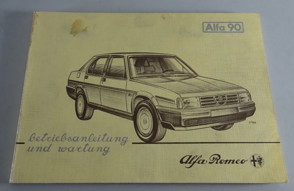 Betriebsanleitung / Handbuch & Wartung Alfa Romeo Alfa 90 Stand 10/1984