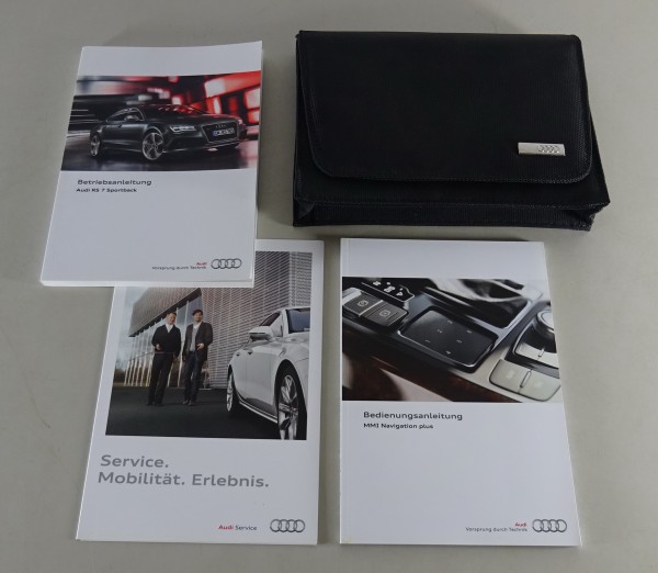 Bordmappe mit Betriebsanleitung / Handbuch Audi RS 7 Sportback Stand 11/2013