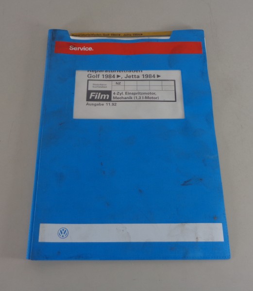 Werkstatthandbuch Microfich VW Golf II/2 / Jetta 4 Zyl Einspritzmotor 1,3l 1984