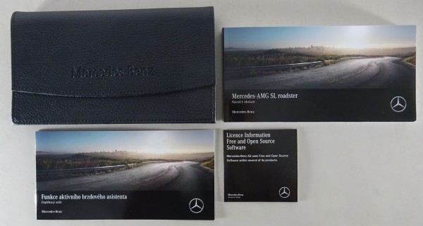 Složka Board + Návod k obsluze Mercedes AMG SL Roadster R 232 od r. 06/2021