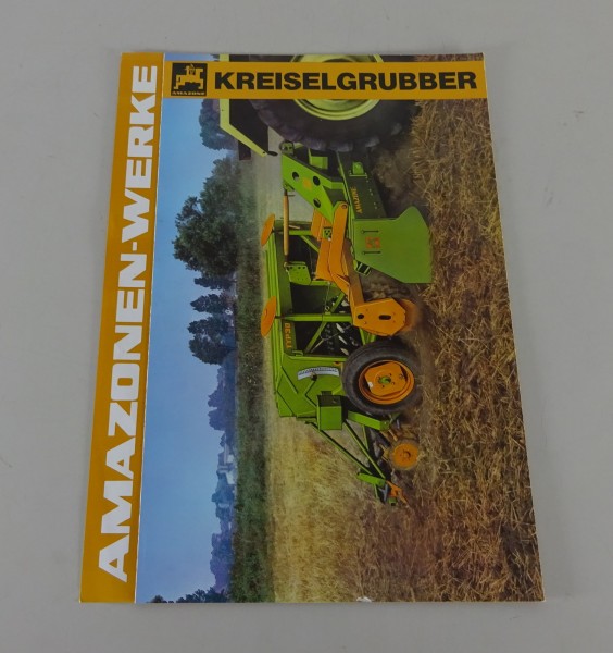 Prospekt / Broschüre Amazone Kreiselgrubber KG 25 S - KG 40 Stand 02/1984