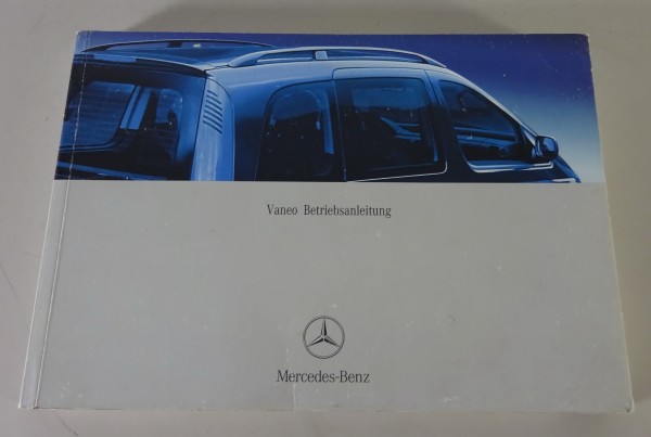 Betriebsanleitung / Handbuch Mercedes-Benz Vaneo W414 Stand 09/2003
