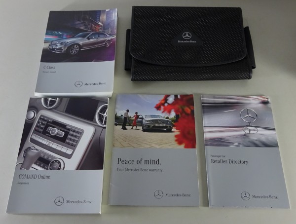 Wallet + Owner's Manual Mercedes-Benz C-Class W204 C180 C200 C250... from 2011