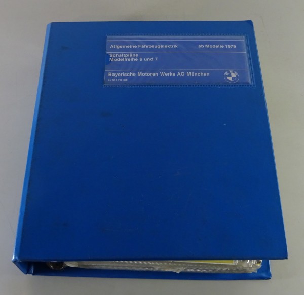 Werkstatthandbuch / Elektrische Schaltpläne BMW 6er E24 / 7er E23 Stand ab 1979