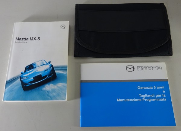 Bordmappe + Betriebsanleitung / Handbuch Mazda MX-5 Typ NB von 03/2003