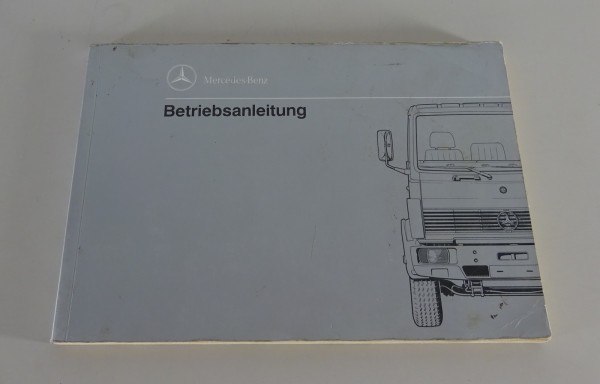 Betriebsanleitung Mercedes Benz LKW Leichte Klasse 709 - 1524 Stand 11/1991