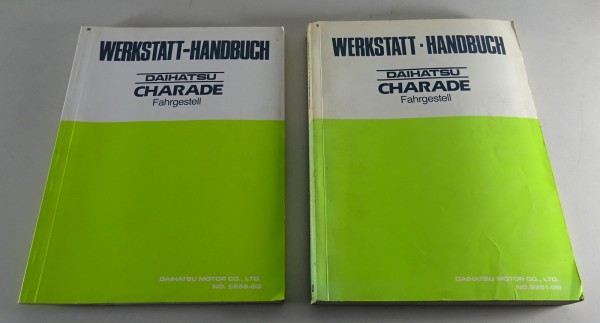 Werkstatthandbuch Daihatsu Charade Fahrgestell Band 1 & Band 2 Stand 03/1989