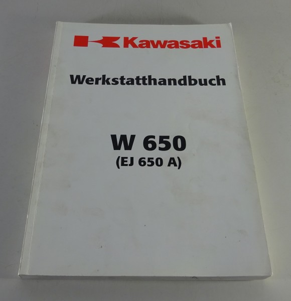 Werkstatthandbuch / Reparaturhandbuch Kawasaki W 650 Typ EJ 650 A Stand 07/1999