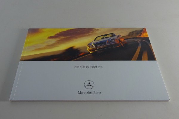 Prospekt / Broschüre Mercedes-Benz A208 CLK Cabriolets Stand 05/2000